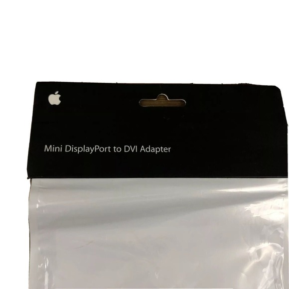 New GENUINE Apple Mini DVI to DVI Adapter M9321G/B White OEM New Original Sealed - Picture 3 of 5